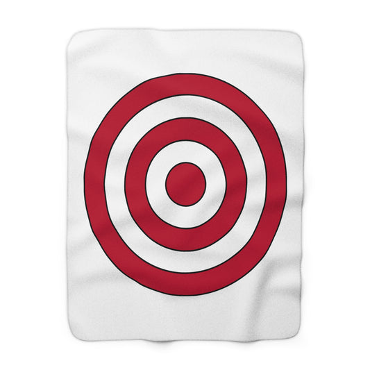Japan Retro Target Blanket Throw