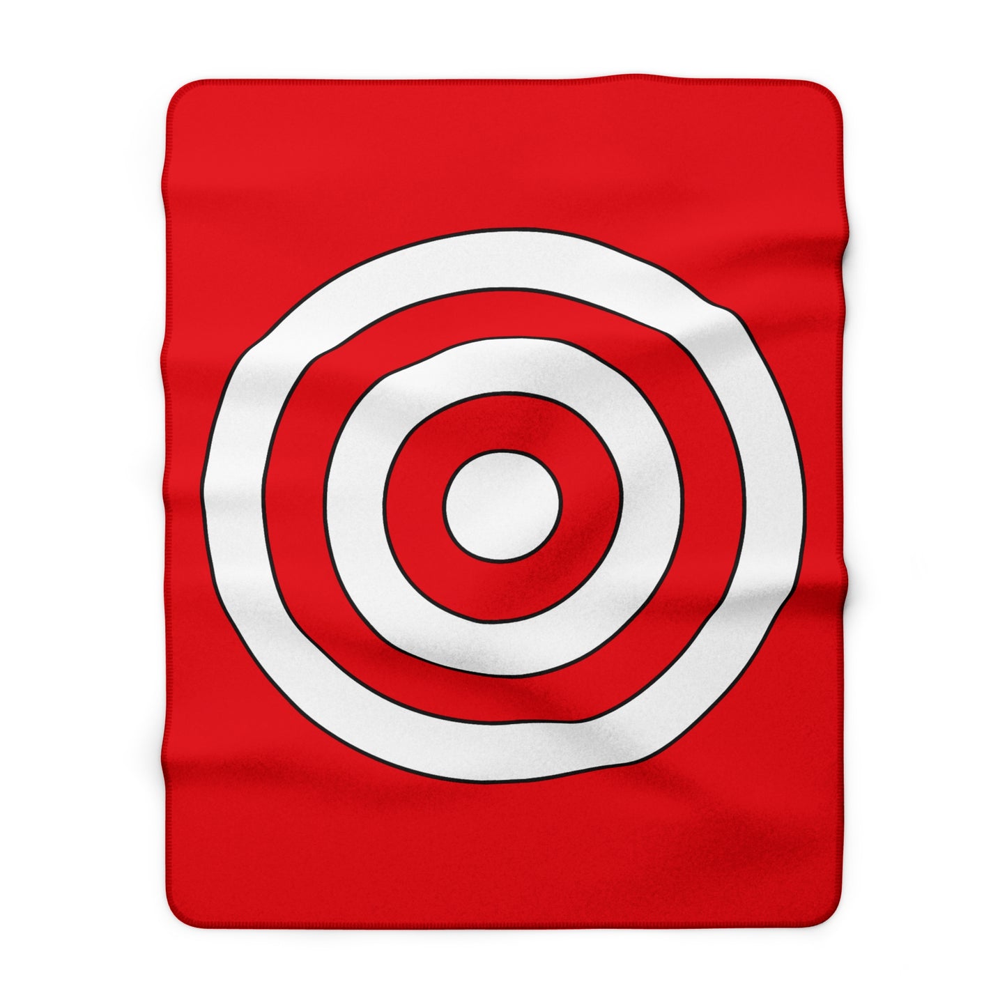 Turkiye Retro Target Blanket Throw