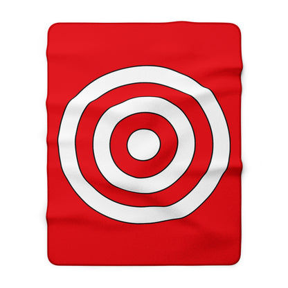 Turkiye Retro Target Blanket Throw