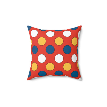 Kiribati Retro Polka Dots Cushion Pillow