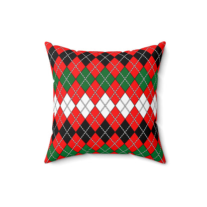 United Arab Emirates Retro Argyle Cushion Pillow