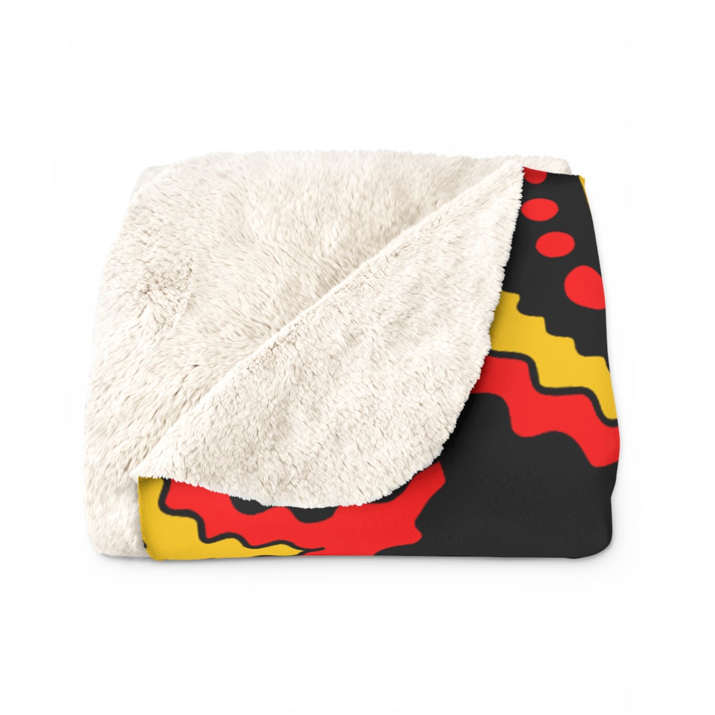 Papua New Guinea Retro Paisley Blanket Throw