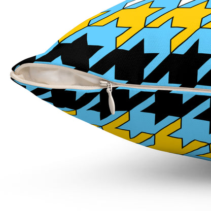 Saint Lucia Retro Houndstooth Cushion Pillow