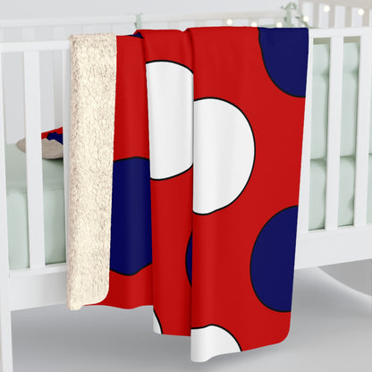 Nepal Retro Polka Dots Blanket Throw