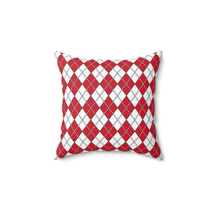 Jersey Retro Argyle Cushion Pillow