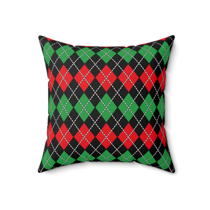 Libya Retro Argyle Cushion Pillow