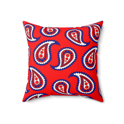 Croatia Retro Paisley Cushion Pillow