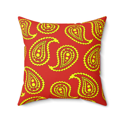 Vietnam Retro Paisley Cushion Pillow