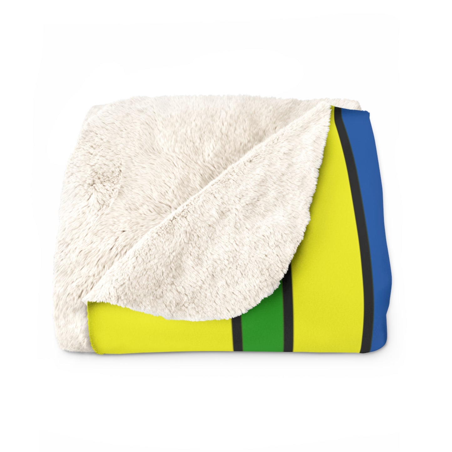 Saint Vincent And The Grenadines Retro Stripes Blanket Throw