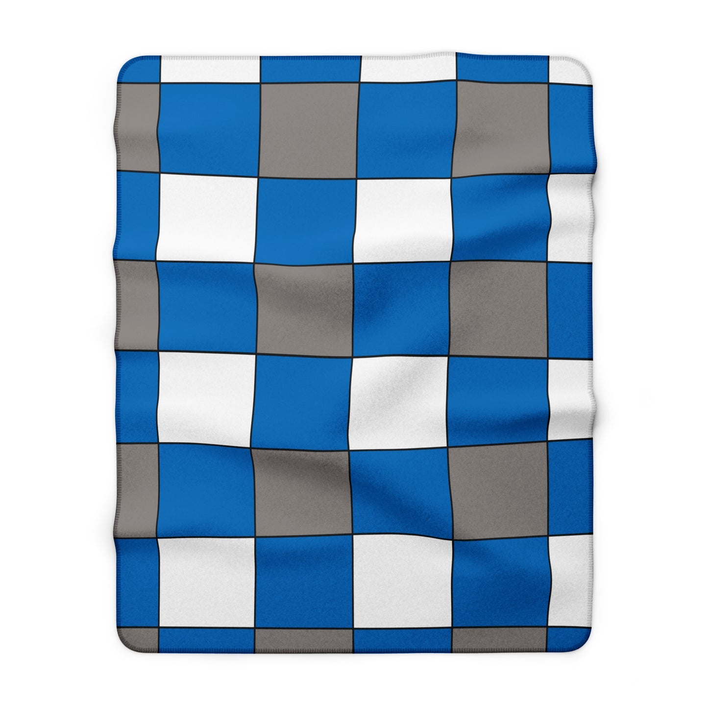 Northern Mariana Islands Retro Check Blanket Throw