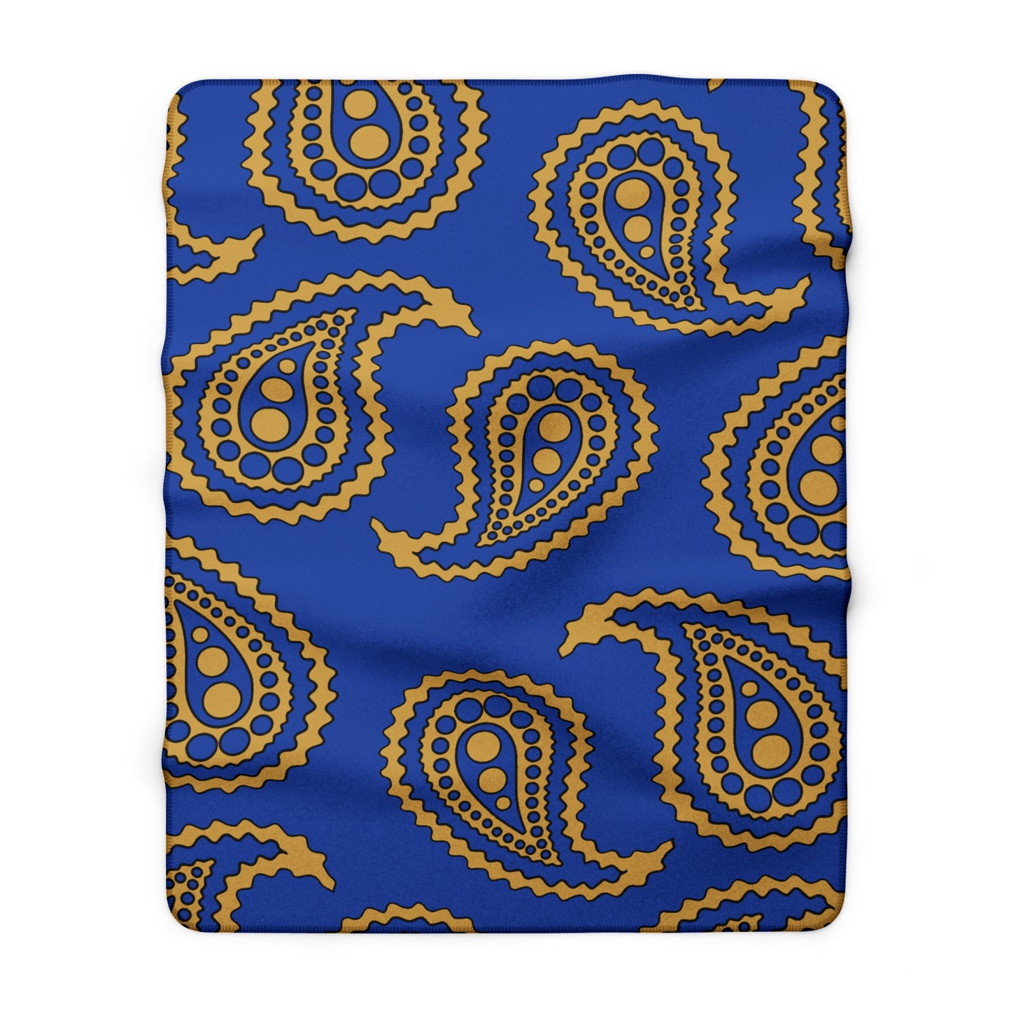Kosovo Retro Paisley Blanket Throw