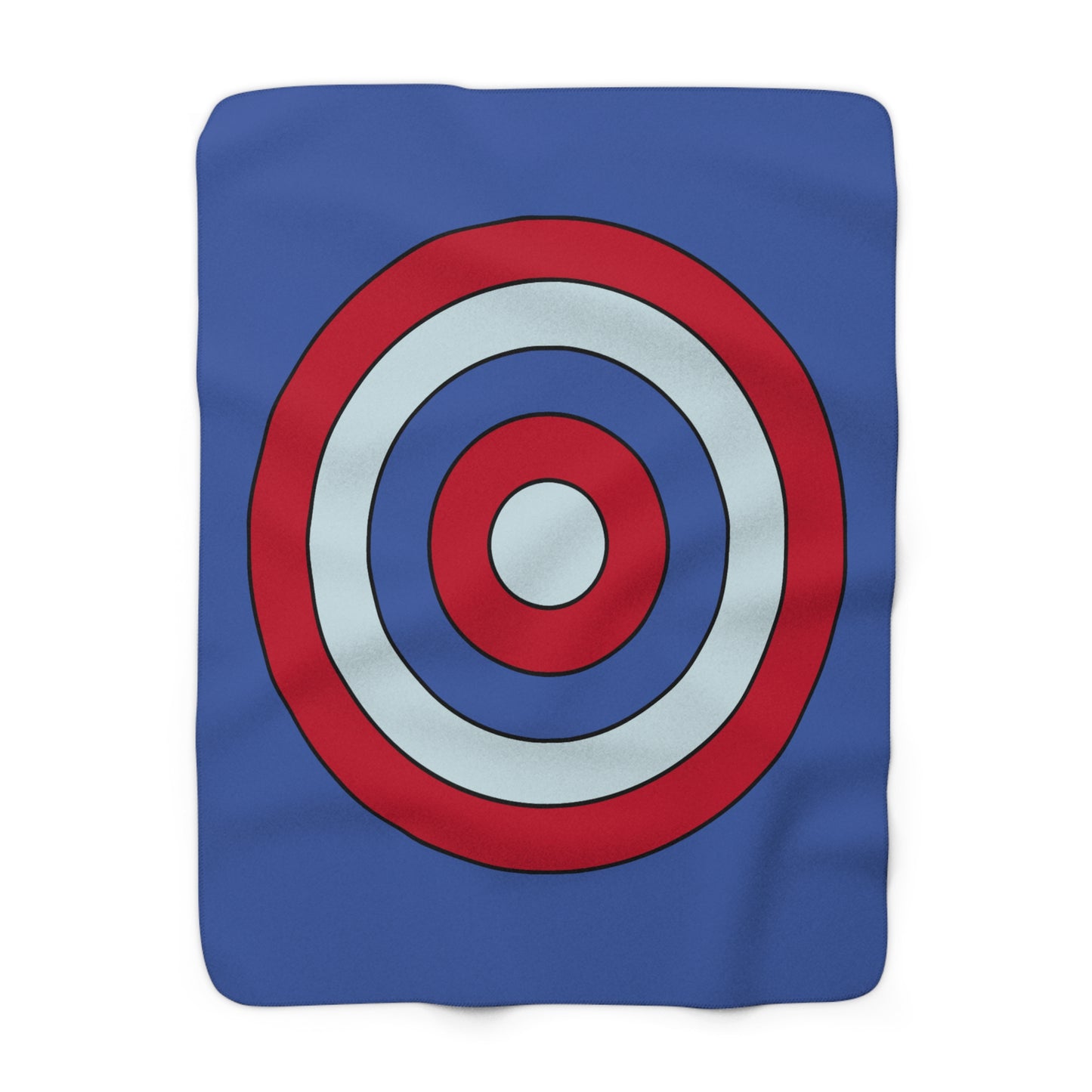 Guam Retro Target Blanket Throw