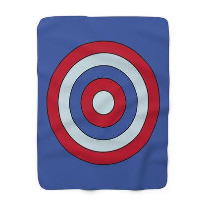 Guam Retro Target Blanket Throw