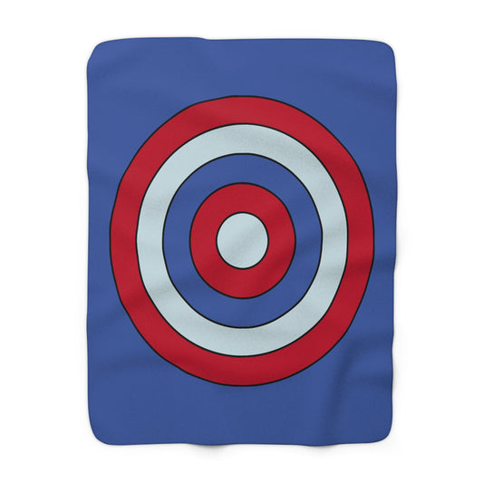 Guam Retro Target Blanket Throw