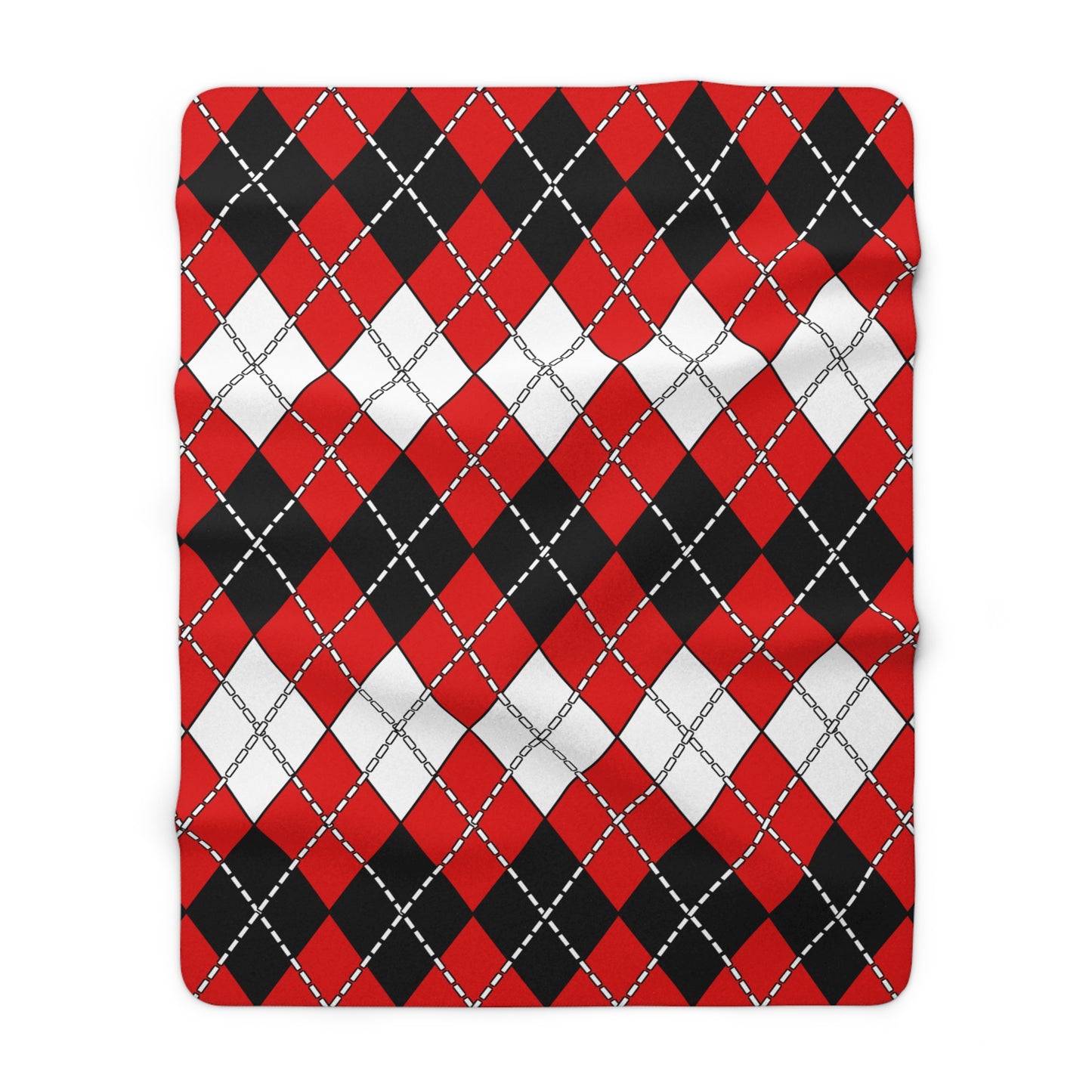 Trinidad And Tobago Retro Argyle Blanket Throw