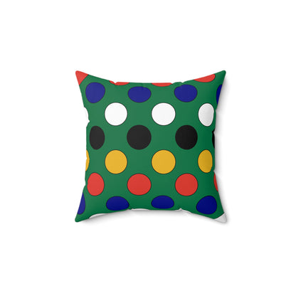 South Africa Retro Polka Dots Cushion Pillow