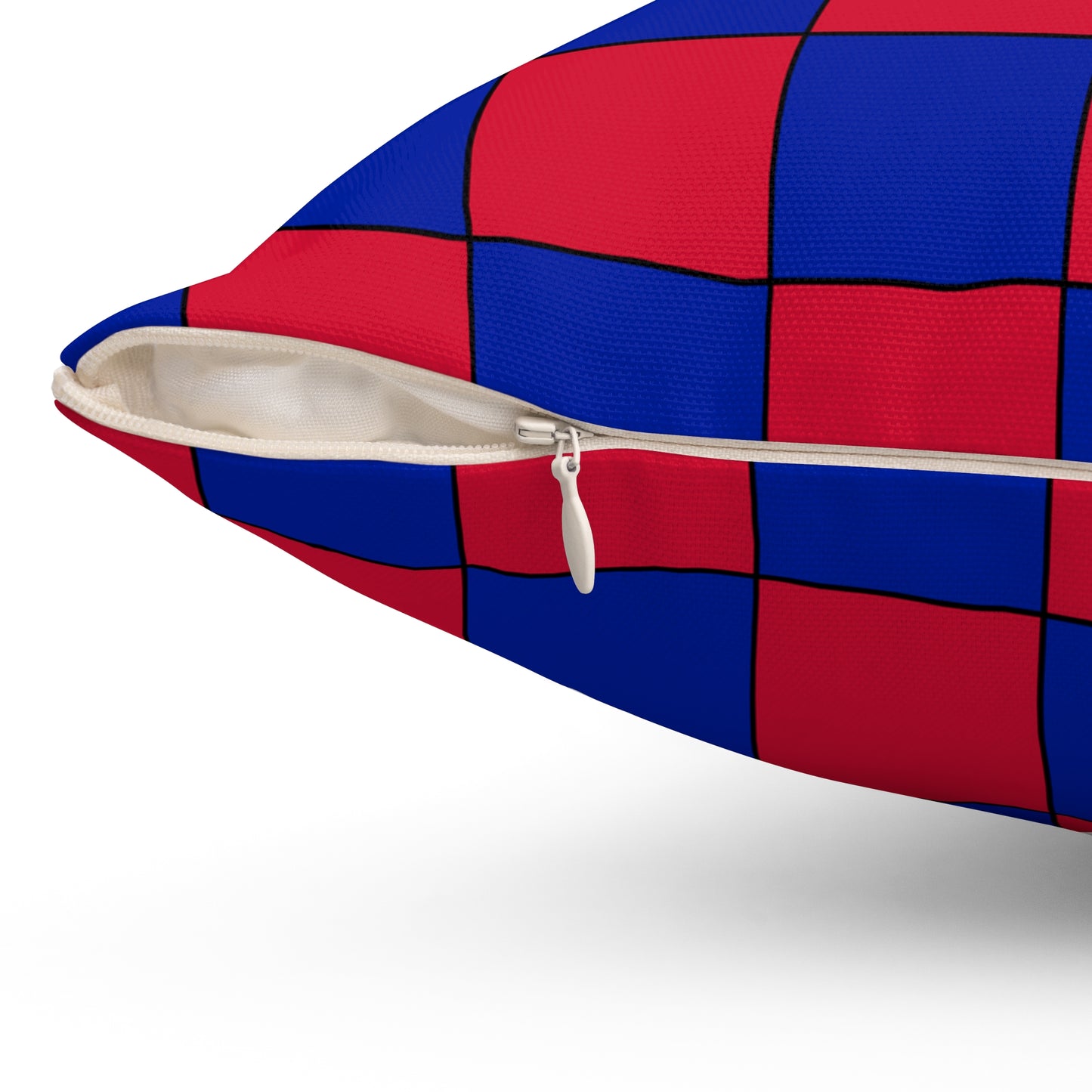 Haiti Retro Check Cushion Pillow