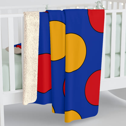 Armenia Retro Polka Dots Blanket Throw
