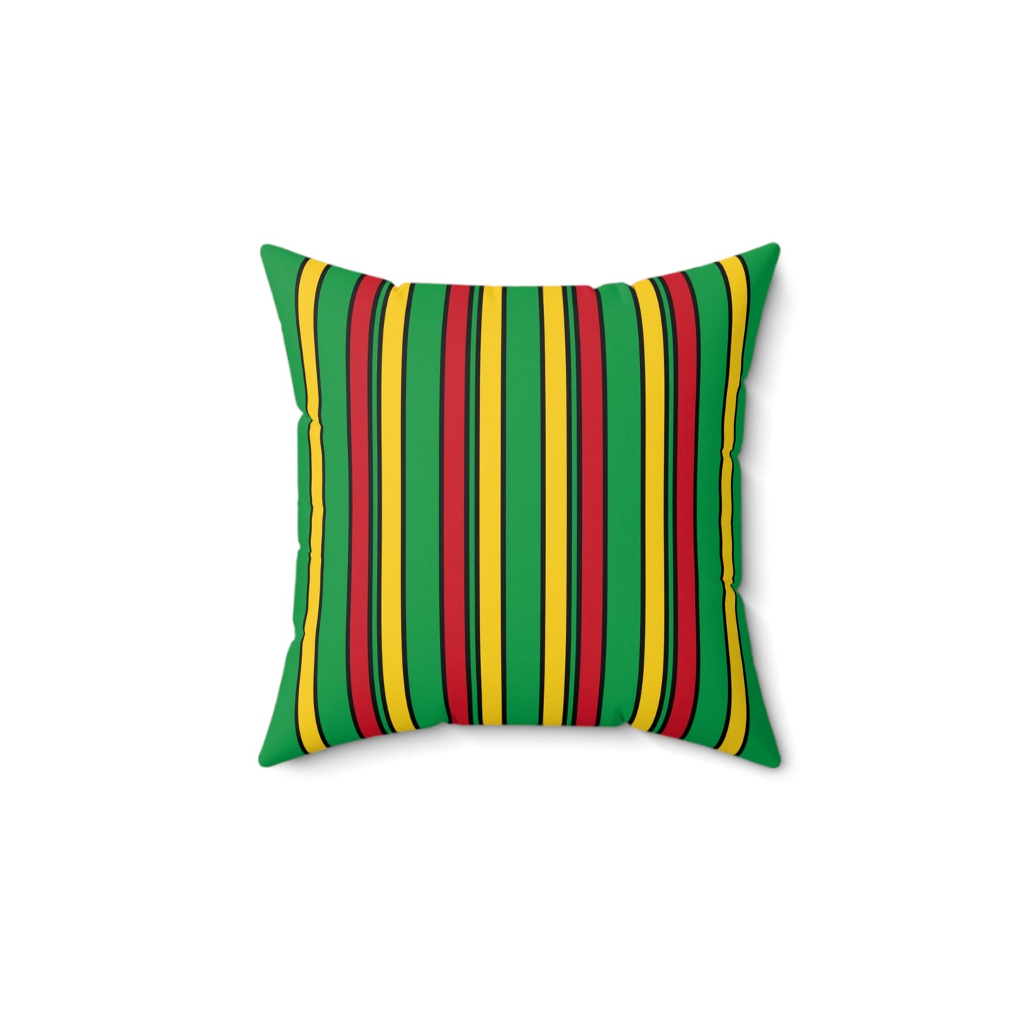 Guinea Bissau Retro Stripes Cushion Pillow