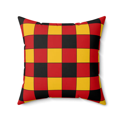 Timor Leste Retro Check Cushion Pillow