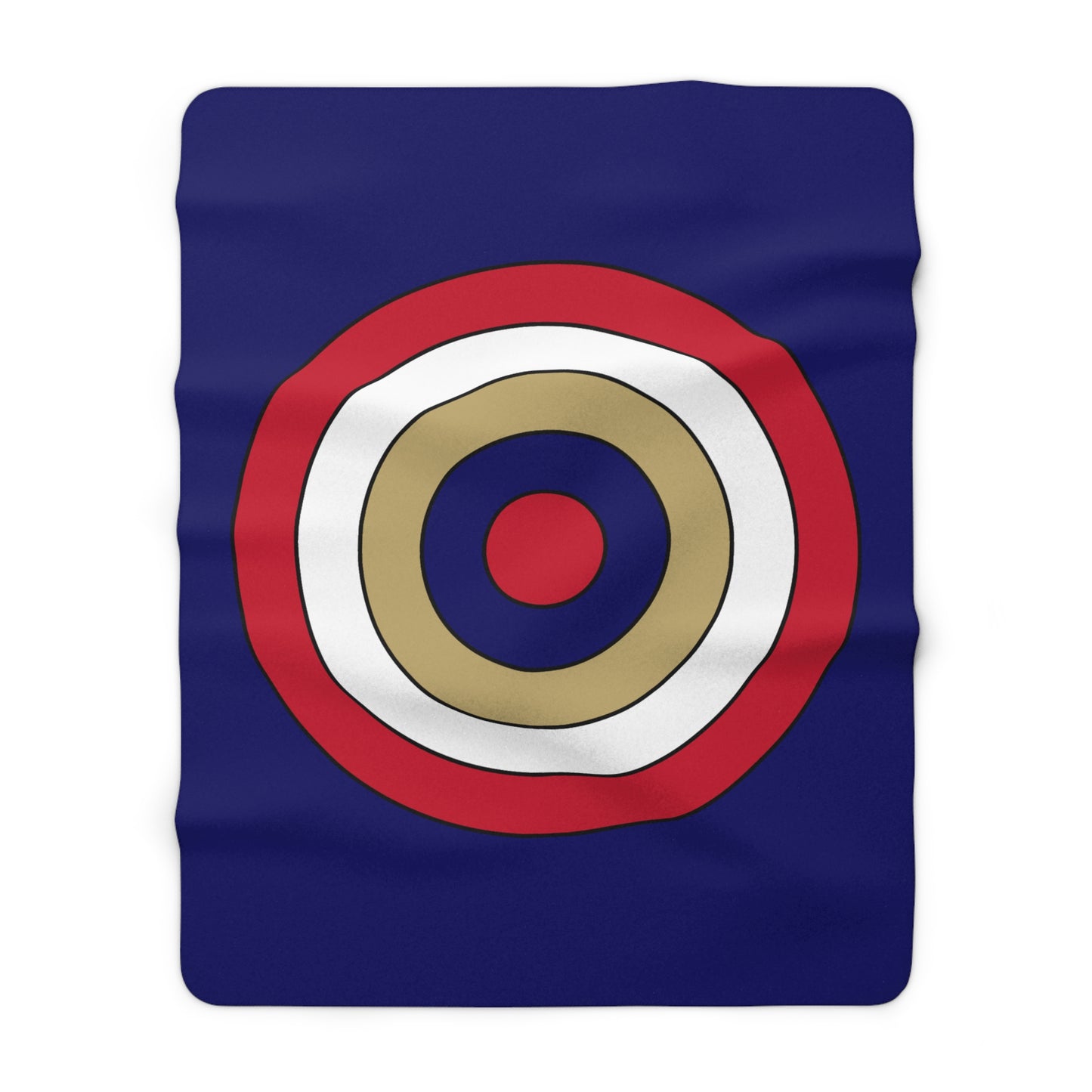 Saint Helena Retro Target Blanket Throw