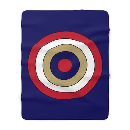 Saint Helena Retro Target Blanket Throw