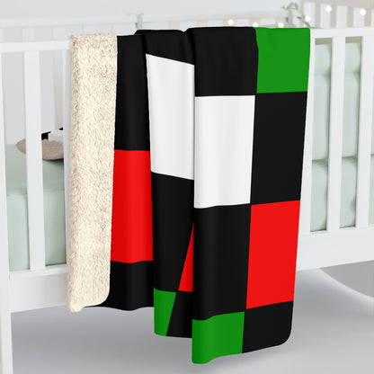 Sudan Retro Check Blanket Throw