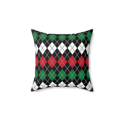 Syria Retro Argyle Cushion Pillow