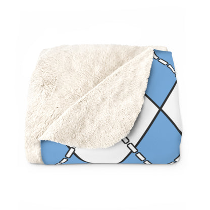 Argentina Retro Argyle Blanket Throw