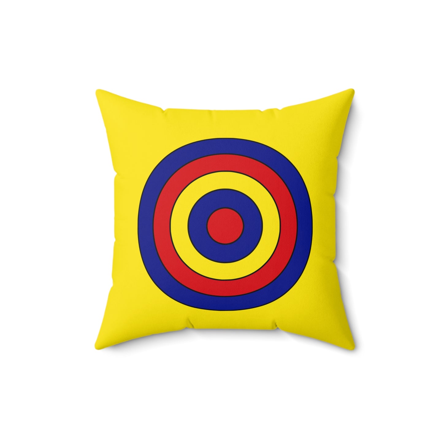 Colombia Retro Target Cushion Pillow