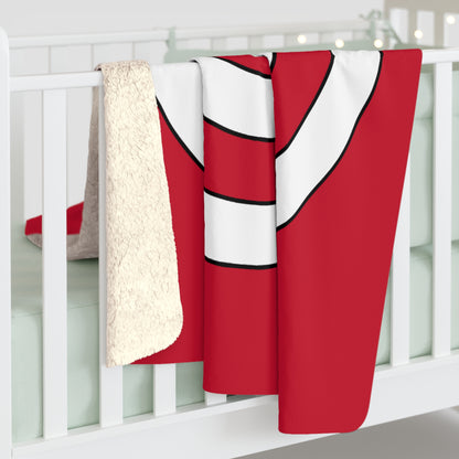 Denmark Retro Target Blanket Throw