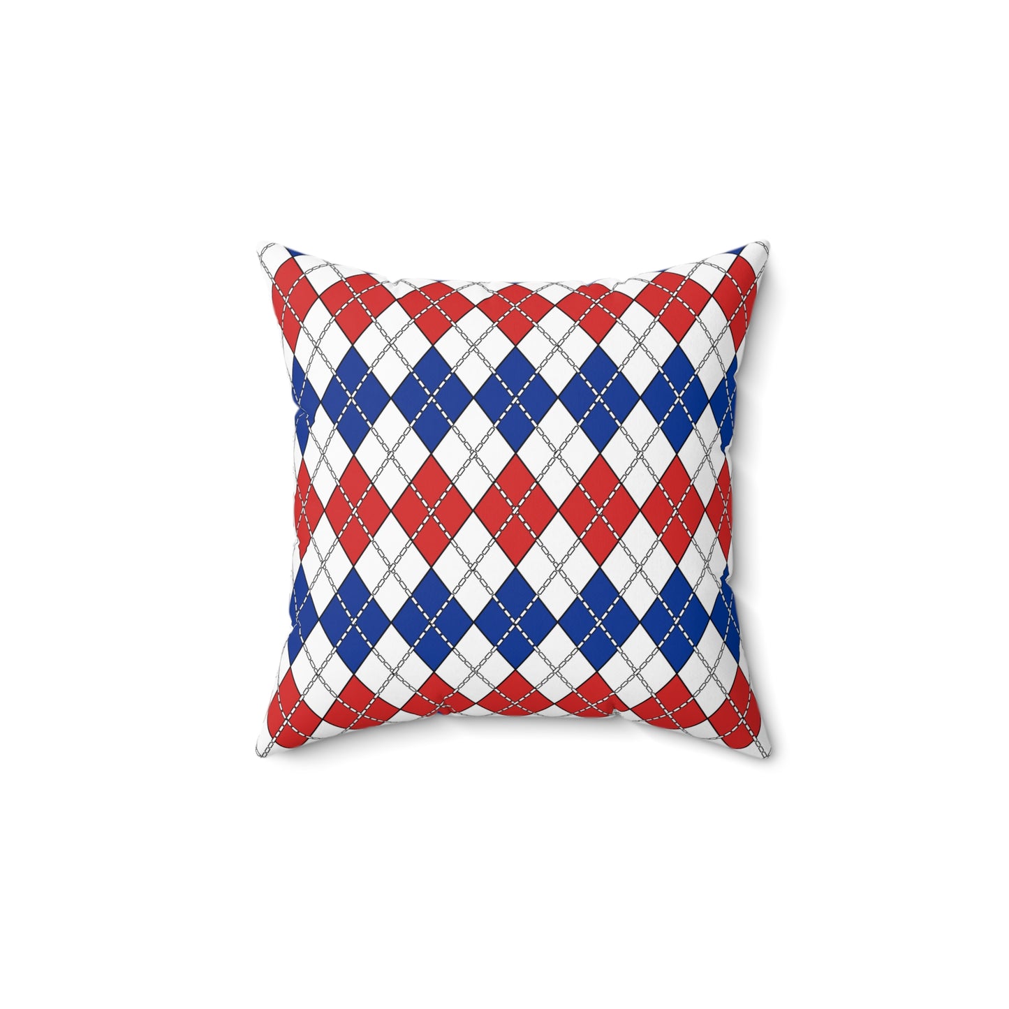 Faroe Islands Retro Argyle Cushion Pillow