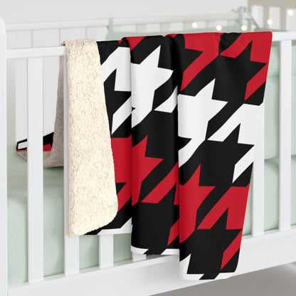 Egypt Retro Houndstooth Blanket Throw