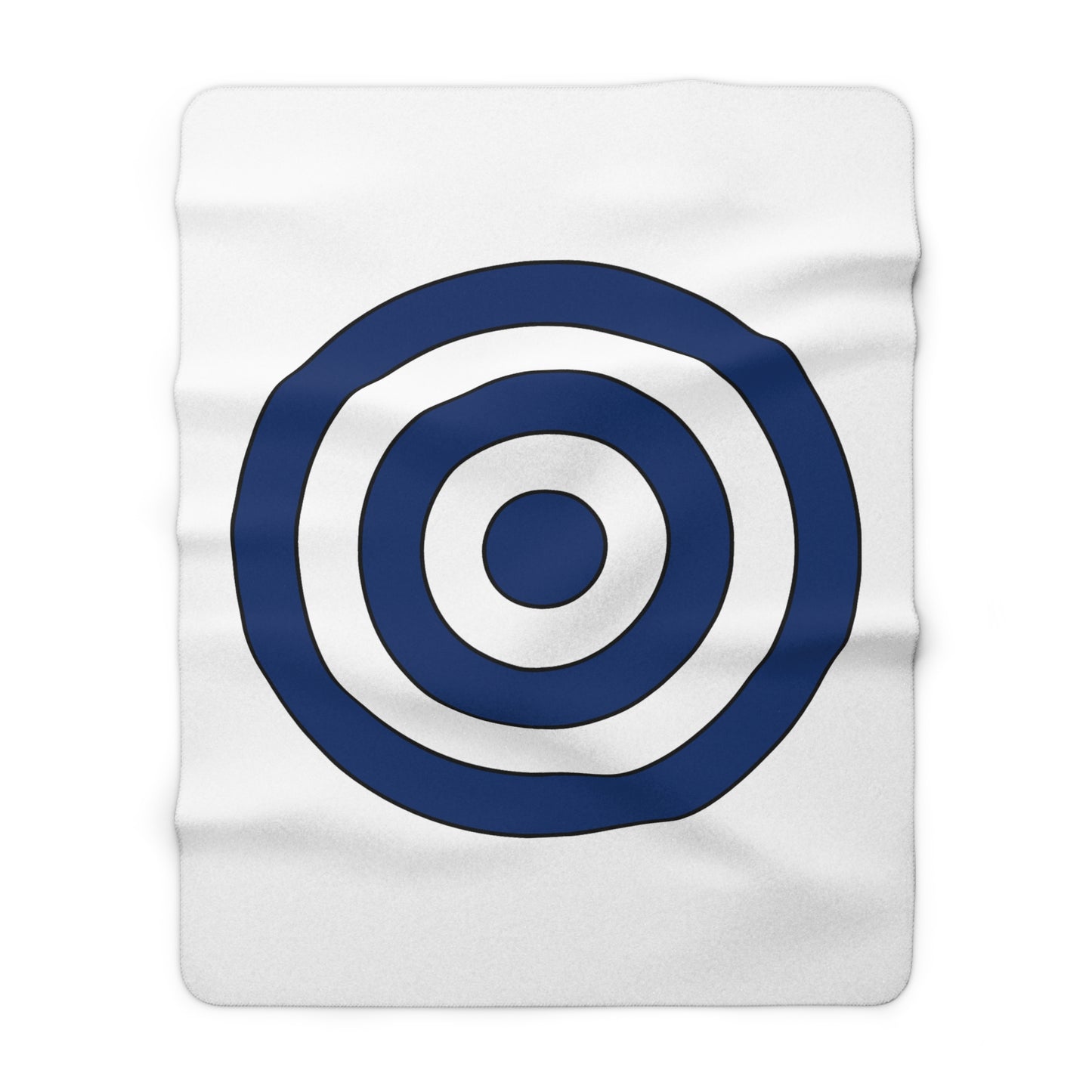 Finland Retro Target Blanket Throw