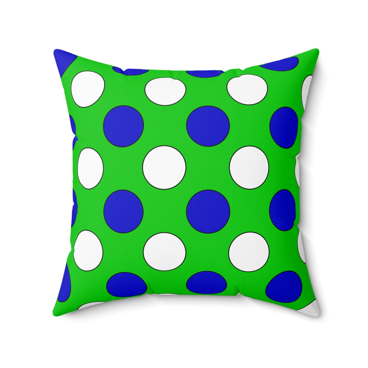 Sierra Leone Retro Polka Dots Cushion Pillow