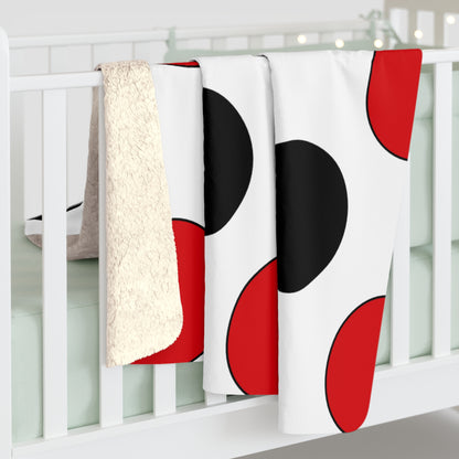 Gibraltar Retro Polka Dots Blanket Throw