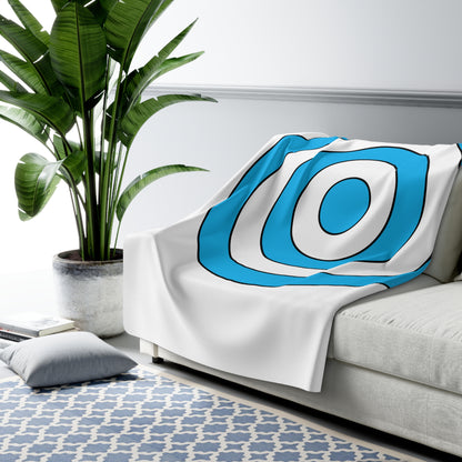 San Marino Retro Target Blanket Throw