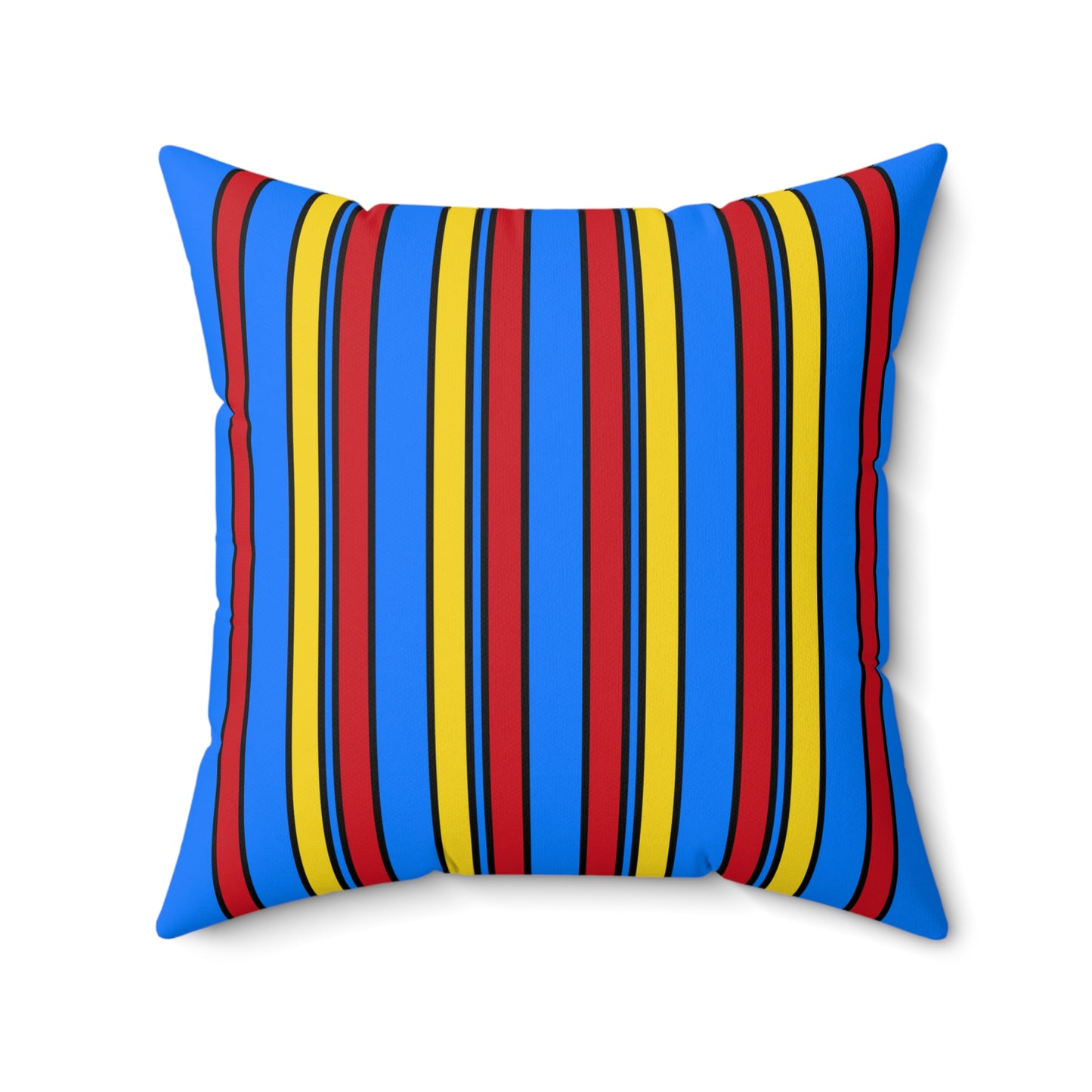 Democratic Republic of the Congo Retro Stripes Cushion Pillow