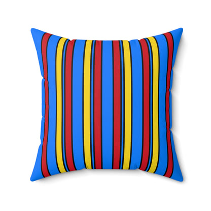 Democratic Republic of the Congo Retro Stripes Cushion Pillow