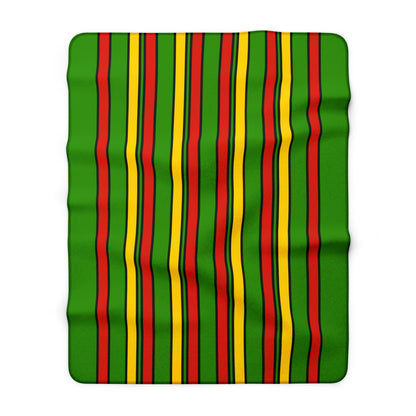 Benin Retro Stripes Blanket Throw