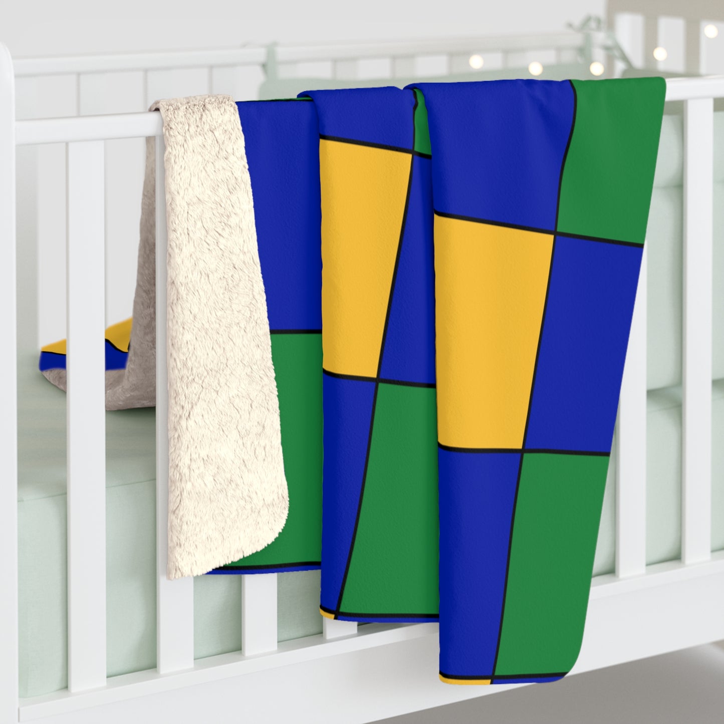 Christmas Island Retro Check Blanket Throw
