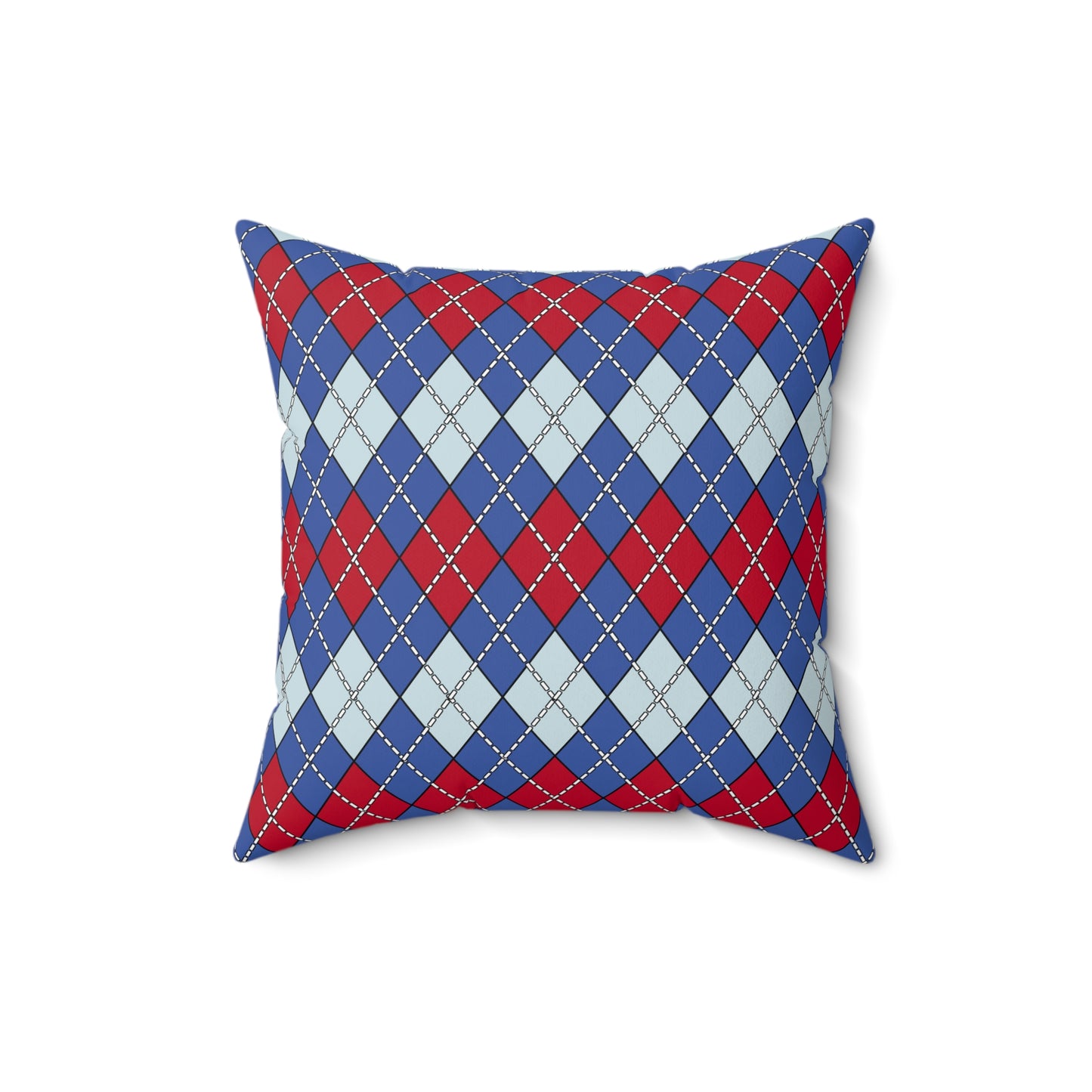 Guam Retro Argyle Cushion Pillow