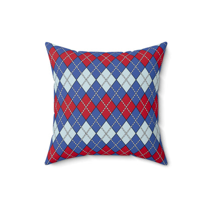 Guam Retro Argyle Cushion Pillow