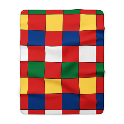Seychelles Retro Check Blanket Throw