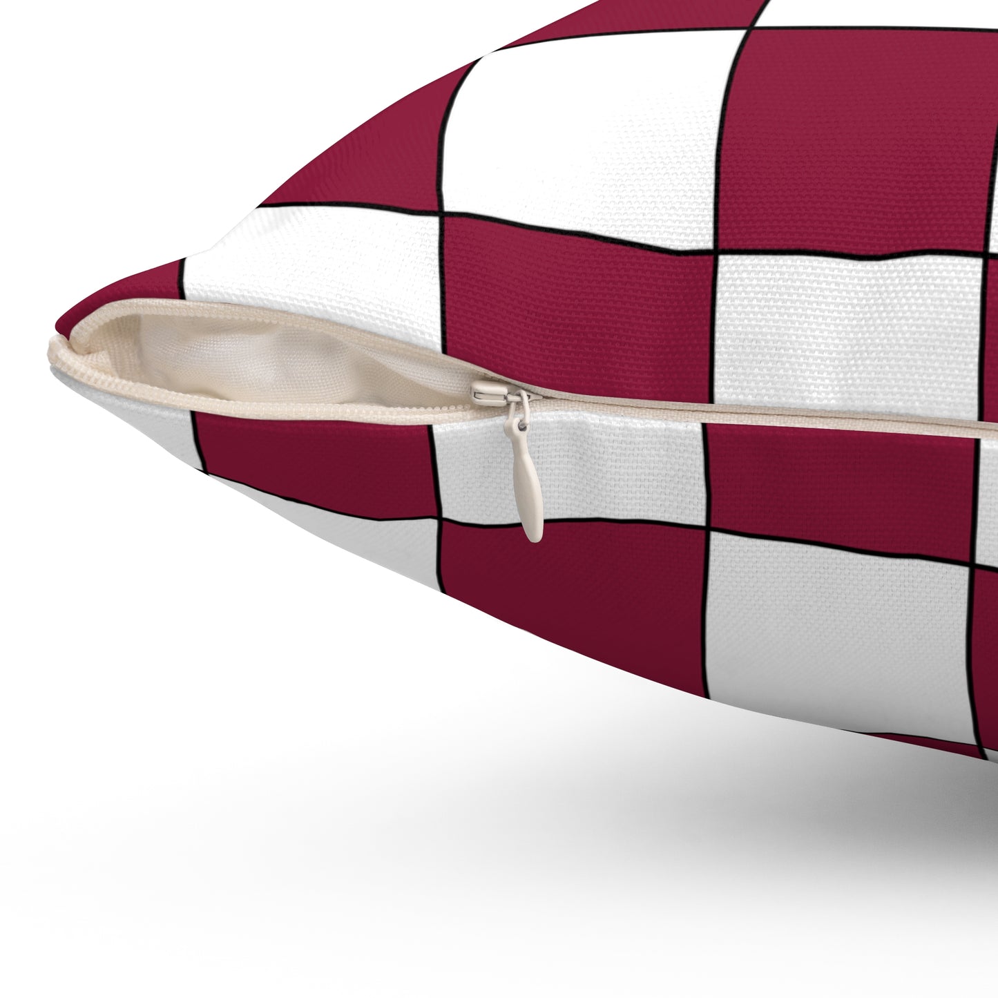 Qatar Retro Check Cushion Pillow