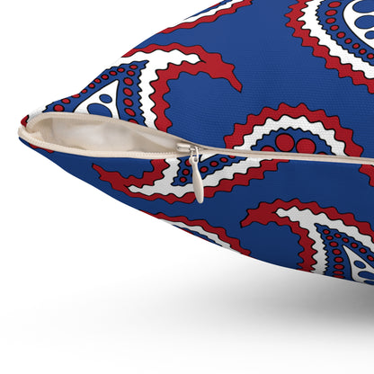 Caribbean Netherlands Retro Paisley Cushion Pillow