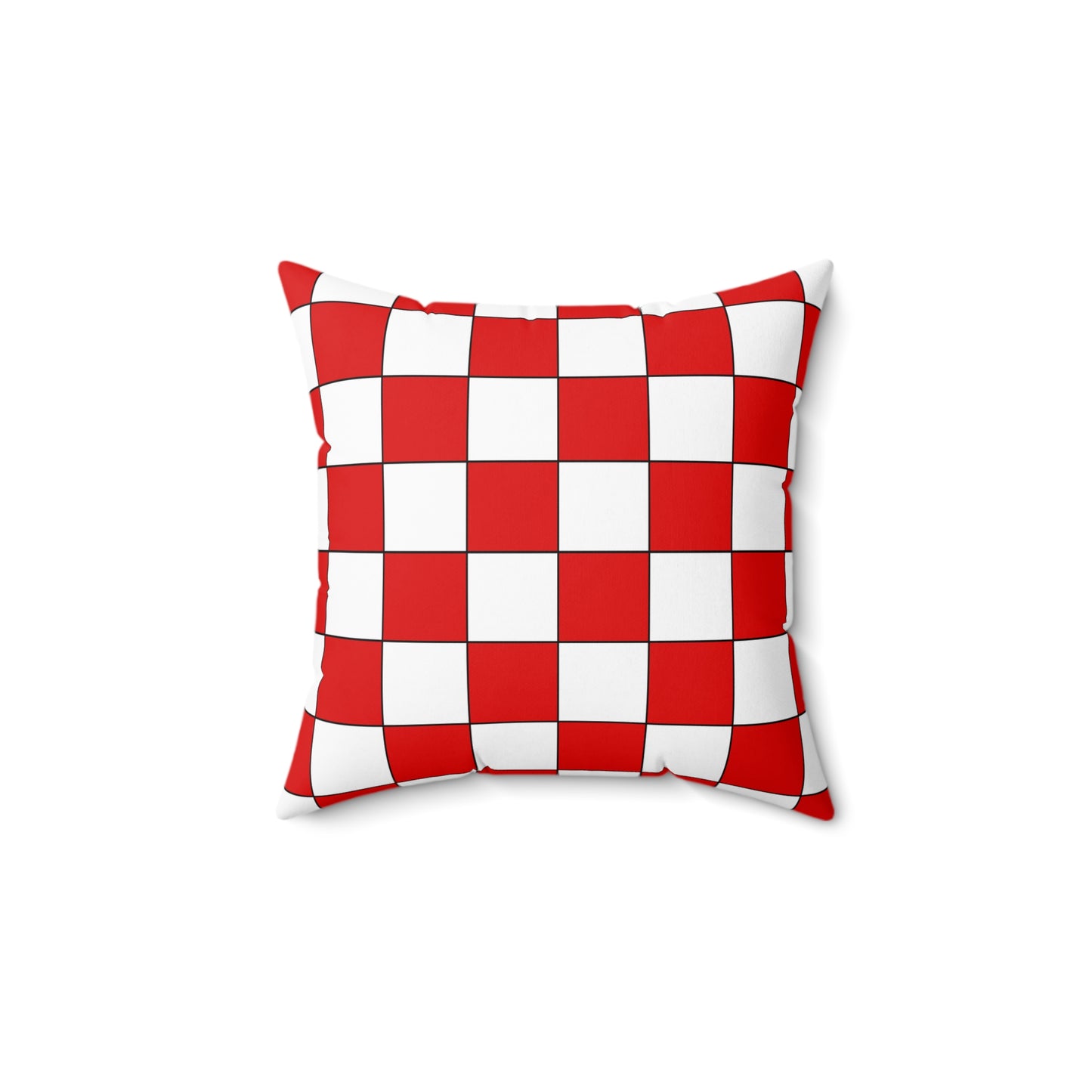 Singapore Retro Check Cushion Pillow