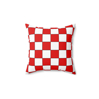 Singapore Retro Check Cushion Pillow