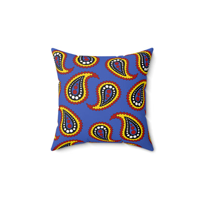 Eswatini Retro Paisley Cushion Pillow
