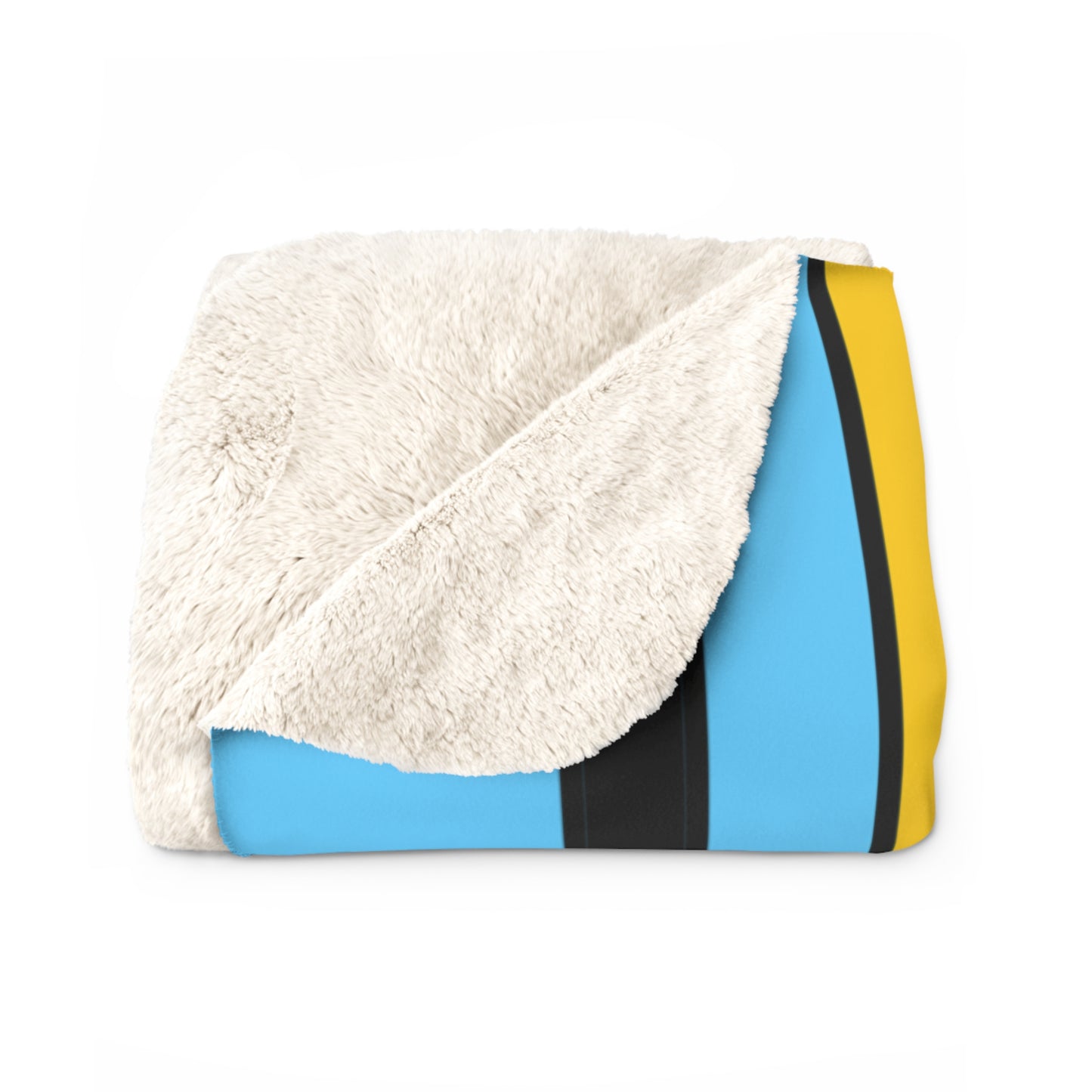 Saint Lucia Retro Stripes Blanket Throw